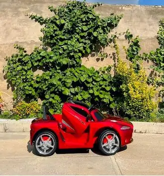 Aston Martin Painting Painting Red - ელექტრო მანქანა ტყავის სავარძლით, 3 image