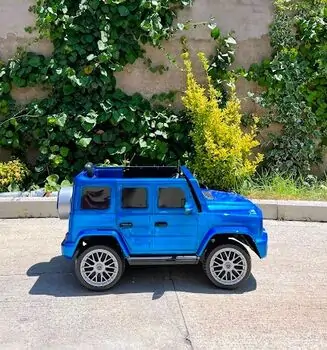 Mercedes Benz G63 Blue  -  ელექტრო მანქანა კაუჩუკის საბურავებით, 3 image