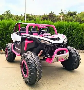 Children Electric Car DLS-X1 Pink - ელექტრო მანქანა, 2 image