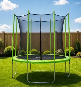 Metal & Plastic Trampoline 305cm 10FT - ბატუტი