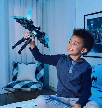 BAT-TAC BATMAN FIGURE WITH SOUND AND LIGHT  სათამაშო სუპერგმირი, 2 image