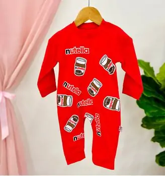 Baby Nutella Romper Muratbaby 5809 Red რომპერი