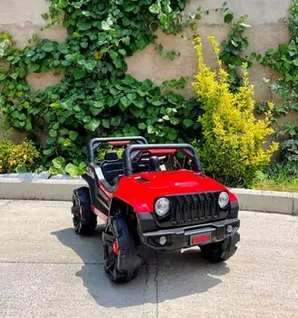 Super 4x4 Jeep Red - ელექტრო მანქანა