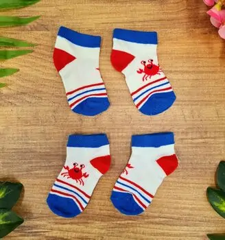 Baby Socks Lovely Crab საბავშვო წინდები