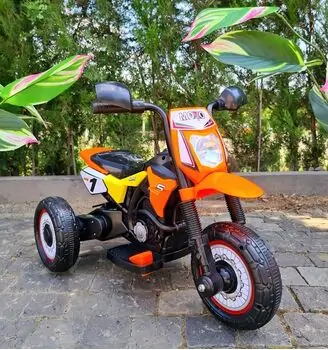 Electric Motorbike Cross Orange ელექტრო მოტოციკლი, 2 image