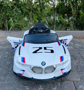 Electric Car BMW White - ელექტრო მანქანა, 5 image