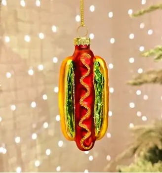 Hot Dog Christmas Hanging Decoration - ნაძვის ხის სათამაშო