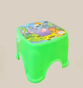 Tuffex Patterned Kid Stool საბავშვო საფეხური აბაზანისთვის Green, 2 image