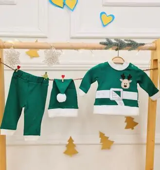 Santa Claus 2 In 1 Set Green - საბავშვო ორეული