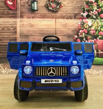 Mercedes New MLS Blue - საბავშვო ელექტრო მანქანა კაუჩუკის საბურავებით, 2 image