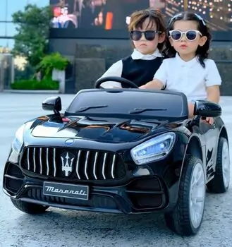 Maserati Car Painting Black - ელექტრო მანქანა კაუჩუკის საბურავებით