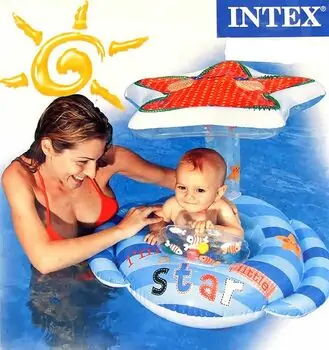 Intex-ს ჩასაჯდომი გასაბერი რგოლი 56582