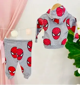 MARVEL Spider Man Set MURATBABY Grey 7611 საბავშვო ტანსაცმლის ნაკრები, 2 image