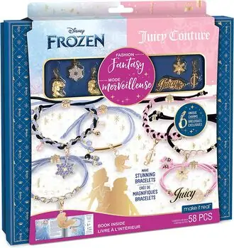 Make It Real 4441MR DISNEY PRINCESS & JUICY COUTURE აქსესუარების გასაკეთებელი ნაკრები