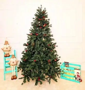 Christmas Tree With Pine Cones And Berries საახალწლო ნაძვის ხე გირჩით და კენკრით 210 სმ  (OT2338)