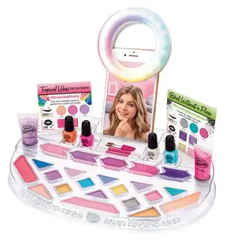 Cra-Z-Art Selfie Time Light Up Beauty Studio საბავშვო კოსმეტიკის ნაკრები
