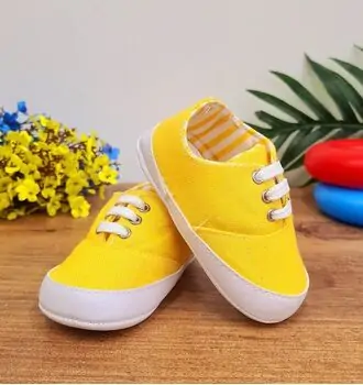 Baby Pattini Simple Yellow საბავშვო ფეხსაცმელი