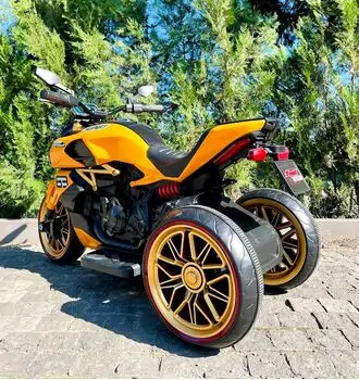 Electric Motorcycle Orange -  ელექტრო მოტოციკლეტი, 4 image