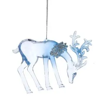 Blue Deer Hanging Decoration - ნაძვის ხის სათამაშო