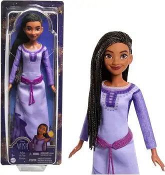 Disney's Wish Asha Of Rosas Posable Fashion Doll And Accessories დისნეის თოჯინა აშა