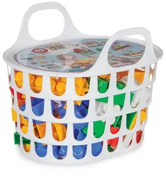 Pilsan-ის სათამაშო კუბიკები 03 474 MASTER BLOCKS IN BASKET (88 PCS)