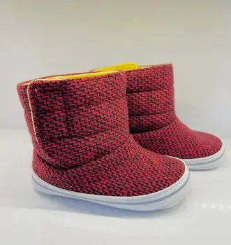 Papulin Baby Shoes 0-12 Months 5150 ჩვილის ფეხსაცმელი RED