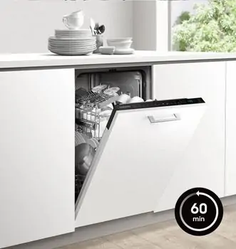 ჩასაშენებელი ჭურჭლის სარეცხი Samsung DW60M6050BB/WT, 4 image