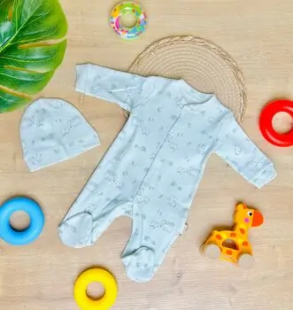 Maibella Romper Mint ჩვილის რომპერი