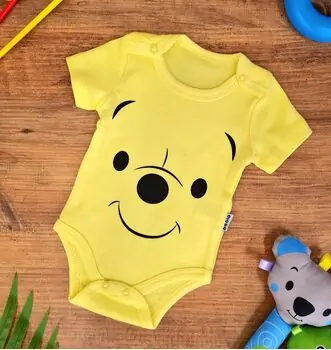 Bodysuit Winnie Pooh Yellow ჩვილის ბოდე