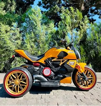 Electric Motorcycle Orange -  ელექტრო მოტოციკლეტი, 3 image