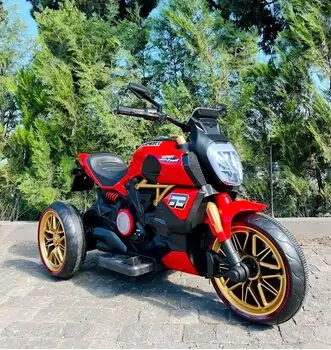 Electric Motorcycle Red  -  ელექტრო მოტოციკლეტი, 2 image
