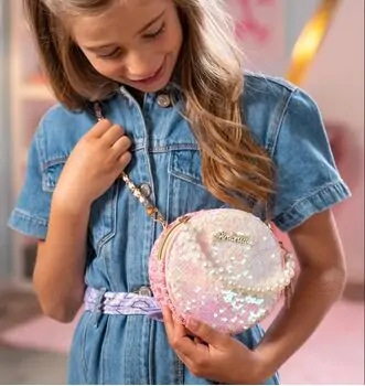 Girabrilla Glamour Round Bag - საბავშვო მხრის ჩანთა