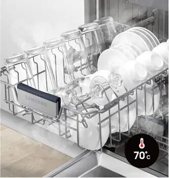 ჩასაშენებელი ჭურჭლის სარეცხი Samsung DW50R4040BB/WT, 3 image