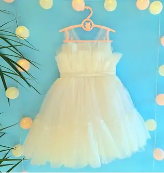 Baby Princes Dress Quality Kids - საბავშვო კაბა 1203 White