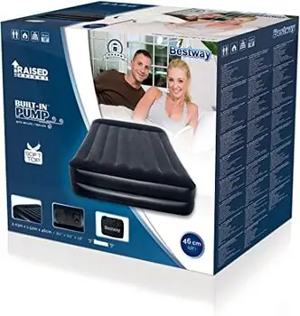 Bestway 67403- Tritech Air Mattres Queen Built-in AC Pump გასაბერი ლეიბი 	, 4 image