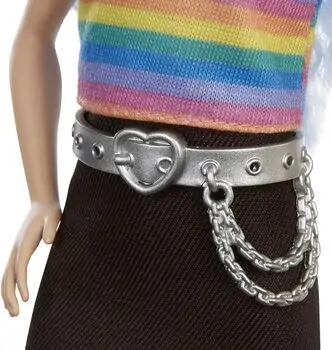 Barbie Fashionistas Doll With Blue Hair GRB61 ბარბის თოჯინა ლურჯი თმებით, 5 image