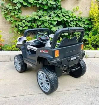 Polaris Mini Jeep White  - ელექტრო მანქანა კაუჩუკის საბურავებით, 3 image