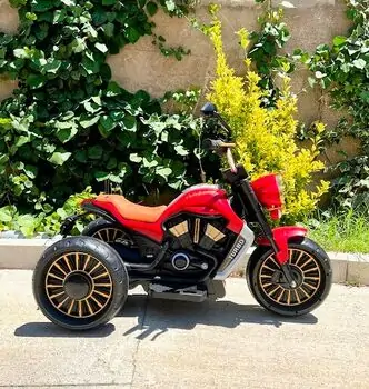 Vintage Moto Red - ელექტრო მოტოციკლი ტყავის სავარძლით, 8 image