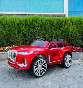 BMW X7 Red - საბავშვო ელექტრო მანქანა, 3 image