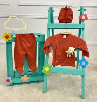 Cute Bear Clothes Set Brown - საბავშვო ტანსაცმლის ნაკრები