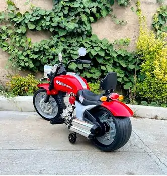 Kids Moto Harley Red  - ელექტრო მოტოციკლი, 4 image