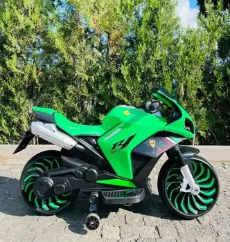 Electric Moto Ford Mustang Green - ელექტრო მოტოციკლი, 3 image
