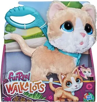 Hasbro FurReal Walkalots Toy სათამაშო რბილი კატა
