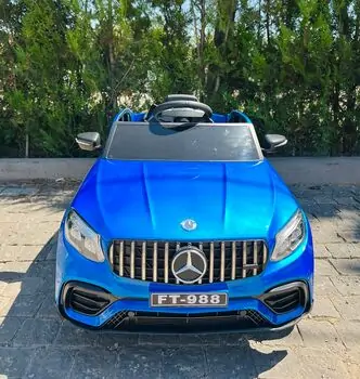 Mercedes Benz Painted Blue - ელექტრო მანქანა კაუჩუკის საბურავებით, 4 image