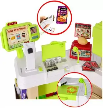 Supermarket Toy Set - საბავშვო ფუნქციური დახლ-მაღაზია, 5 image