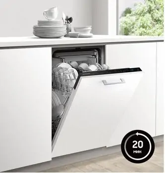 ჩასაშენებელი ჭურჭლის სარეცხი Samsung DW50R4040BB/WT, 4 image