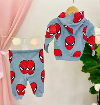 MARVEL Spider Man Set MURATBABY Blue 7611 საბავშვო ტანსაცმლის ნაკრები, 2 image