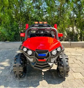 Mini Mitsubishi Jeep Red - ელექტრო მანქანა, 5 image