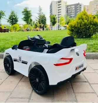 Mercedes Benz Sport Car White - ელექტრო მანქანა, 5 image