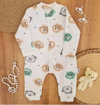 Cutie Bears Romper  - ჩვილის რომპერი